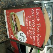 1 x Assortment Of Trays And Boards - Ref: SIN044 - CL278 - From A Recently Closed Delicatessen,