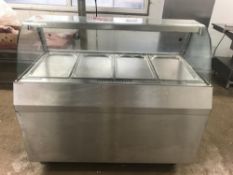 1 x Parry Kentucky Hot GN4 Hot Plate Server - Single Phase - CL291 - Ref JP000 -<font face=