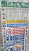 2 x Large Health and Safety Signs