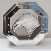 1 x Stefano Ricci Ornamental Eagle Head - Unique And Beautiful Designer Display Piece In Chrome - Di