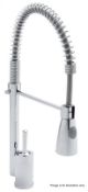 1 x Ultra Joystick Kitchen Tap with Pull Out Rinser (KC315) - Dimensions: - Brand New Boxed