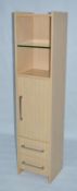 1 x Vogue ARC Series 2 Upright TALL BOY Bathroom Cabinet VFAS220