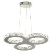 1 x CLOVER 27-Light Crystal LED Ceiling Light - Ex Display Stock - CL298 - Ref J279 - RRP £480.00