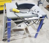 1 x Metabo Bench Saw - Model 49716 - Ref: ENP037 - Dimensions: 85 to 165x70(d) x 85(h) - From A Wor