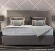1 x COLUNEX Charm Mattress - Dimensions: 200 x215cm - Ex-Display In Good Condition - Ref: 5197058 NP