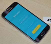 1 x Samsung Galaxy S6 32gb Mobile Phone - Model G920F - Black Sapphire - Includes Charger and Unused