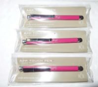 50 x ICE LONDON App Touch Stylus - MADE WITH SWAROVSKI ELEMENTS - Ideal For Touch Screen Phones &