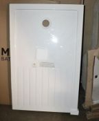 1 x Rectangular 1400 Shower Tray ABS Acylic In White (RBWRT1490) - New / Unused Stock - Dimensions: