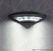 1 x Led IP44 Grey Semi-circle Die Cast Aluminium Outdoor Wall Light - Ex Display Stock - CL298 - Ref