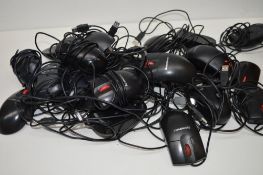 23 x Various USB Computer Mice - Brands Include Lenovo - CL011 - Ref JP1029 - Location: Altrincham