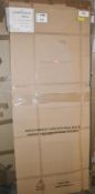 1 x 760mm Frameless Shower Side Panel - BSP7601 - Dimensions: 760 x 1850 x 6cm - Ref: JTY001 - New /