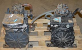 2 x Prescold Compressors - CL124 - J1032 - Location: Bolton BL1Thursday Catering
