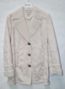 1 x Steilmann Womens Faux Sheepskin Winter Coat - A Very Unique Sample Piece - Length: 80cm