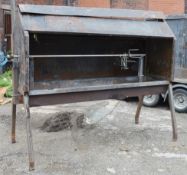 1 x Charcoal Pig Roast With Motor - H186 x W220 x D68 cms - CL124 - Location: Bolton BL1Thursday