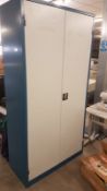 1 x Steel Storage Cabinet - Suitable For Office or Workshop Use - Includes 1 x Internal Shelf -