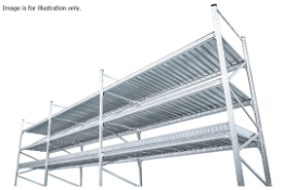 1 x Bay of Metalsistem Steel Modular Storage Shelving - Includes 6 Pieces - Recently Removed From