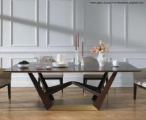 1 x PORADA Ellington Dining Table - 2.6 Metres In Length - Ref: 5568978/5568980 NP2/18 - CL087 - Loc