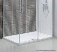 1 x Orchard Rectangular Slimline Stone Shower Tray (TR74) - New / Unused Stock - Dimensions: 1800 x