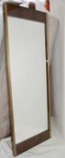 1 x FRATO 'Phoenix' Italian Designer 2mtr High Floor Mirror - Dimensions: W70 x D6 x H200cm - Ref: 6