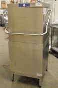 1 x Hobart AMXXRS-30 Stainless Steel Passthrough Dishwasher - 3 Phase - CL305 - Ref JP503 -