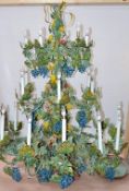 1 x Large Seasonal Christmas Foodhall Chandelier Light Fitting - Recently Removed From Harrods
