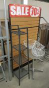1 x Assorted Collection of Retail Display Fittings - CL404 - Includes Approx 18 Items Includes