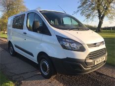 2014 FORD TRANSIT CUSTOM 2.2 TDCI 100PS 2700 CREW VAN 6 SEATS