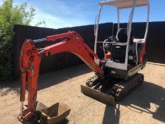 2008 KUBOTA KX36 1.5 TON MINI DIGGER