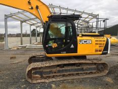 JCB JS220 LC Excavator 3cx 2015