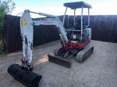 2010 TAKEUCHI TB016 1.6 TON MINI DIGGER