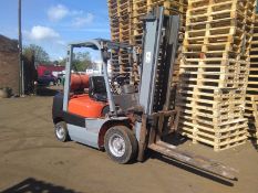 Heli 2.5 TON Gas Forklift Full Service and LOLER Certificate