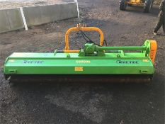 Large heavy duty 3 meter flail mower/topper