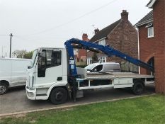 Iveco Beavertail Recovery Lorry with Crane