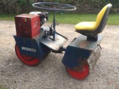 Cricket pitch ride on roller