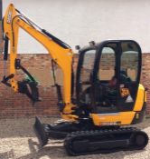 JCB 8026 CTS Mini Digger Excavator Grab 2016 Model