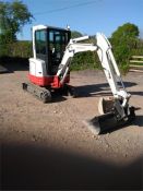 Takeuchi TB23r Mini Digger Excavator