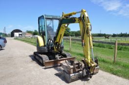 YANMAR VIO30 3.2t Full Cab Year 2008 Mini Excavator / Digger +3 Buckets
