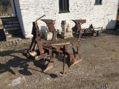 David Brown 2 Furrow Plough Tractor Mounted