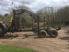 Botox Twin Axle Timber Trailer