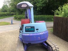 KOMATSU PC38UU 4 TON RUBBER TRACKS 3 BUCKETS EXCAVATOR