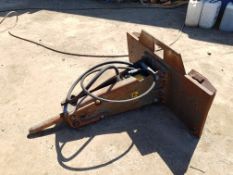 Breaker With Skid Steer Attachment