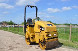 Caterpillar CB14 Year 2010 1.6t Double Drum Vibrating Tandem Roller