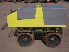 2010 JCB VM1500 trench roller vibrating sheeps foot delivery