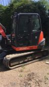 2014 Kubota KX080 8 Tonne Excavator with 3 buckets.