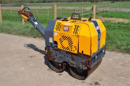 BELLE TDX650 y2014 TWIN DRUM VIBRATING PEDESTRIAN ROLLER WALK BEHIND