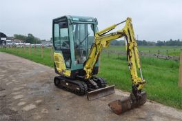 YANMAR SV15 Full Cab y2010 2644 hours Mini Excavator / Digger