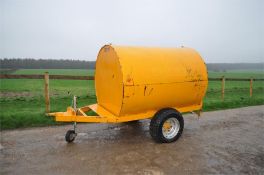 2140 LITRE WESTERN DIESEL HIGHWAY BOWSER / PORTABLE FUEL TANK