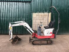 2009 Takeuchi TB108 Micro Mini Digger