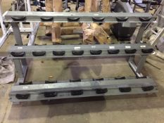 Jordan 3 Tier, 10 pair Dumbell Rack