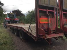 Chieftain tri axle 2002 lorry low loader trailer